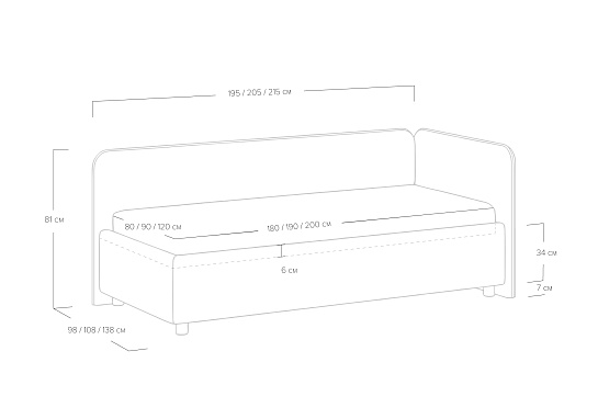 Кровать Capri R